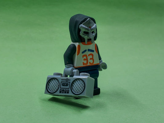 Metal Face Villain Minifigure (Hoodie Jersey)