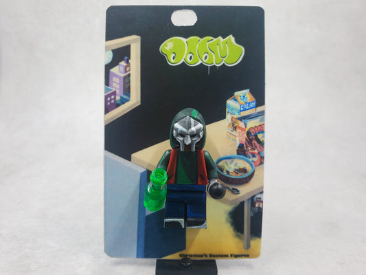 Metal Face Villain Minifigure (MM.. FOOD) With Card Backing