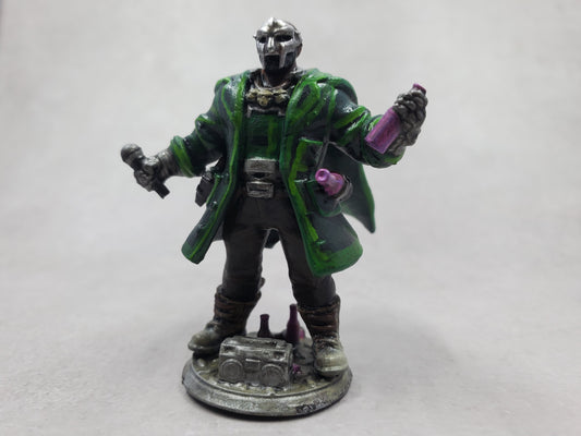 Metal Face Villain Table Top Miniature