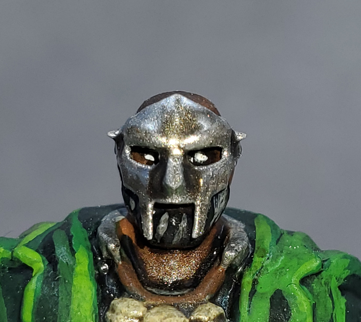 Metal Face Villain Table Top Miniature