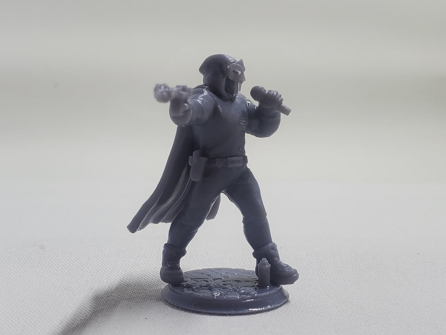 Metal Face Villain (Operation Doomsday) Table Top Miniature (UNPAINTED)