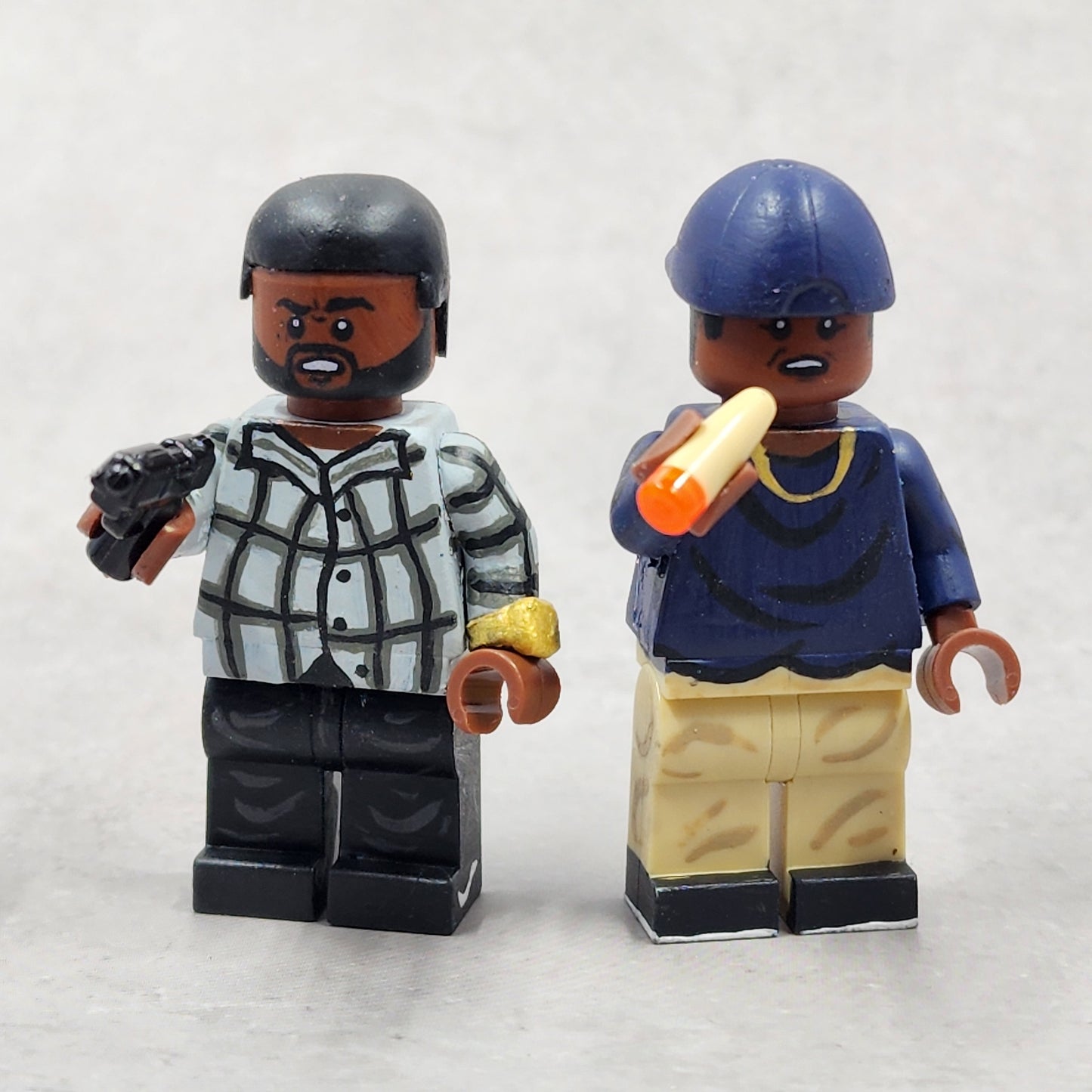 Craig and Smokey from Friday Minifigures (Ice Cube and Chris Tucker)