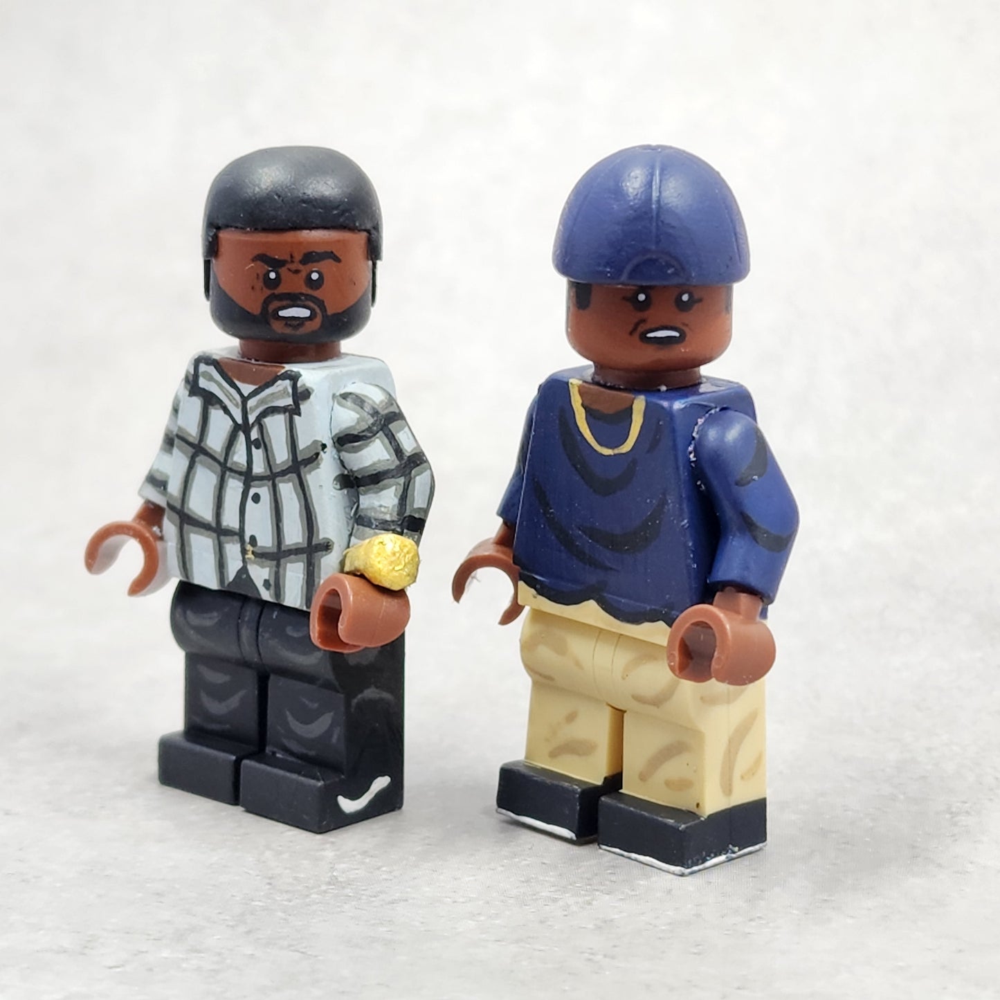 Craig and Smokey from Friday Minifigures (Ice Cube and Chris Tucker)