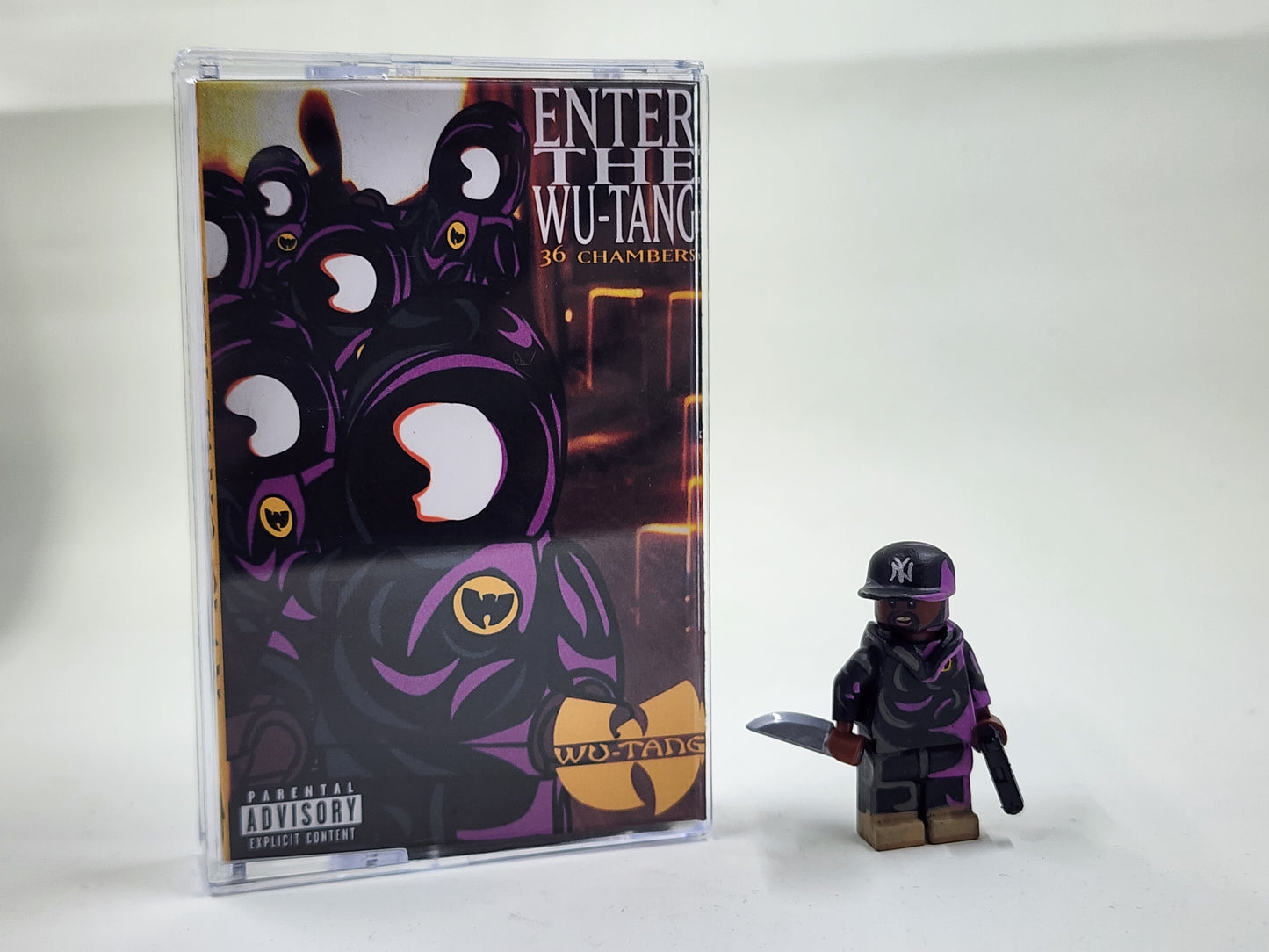 Raekwon from Wu-Tang Clan Minifigure With Cassette Display Case