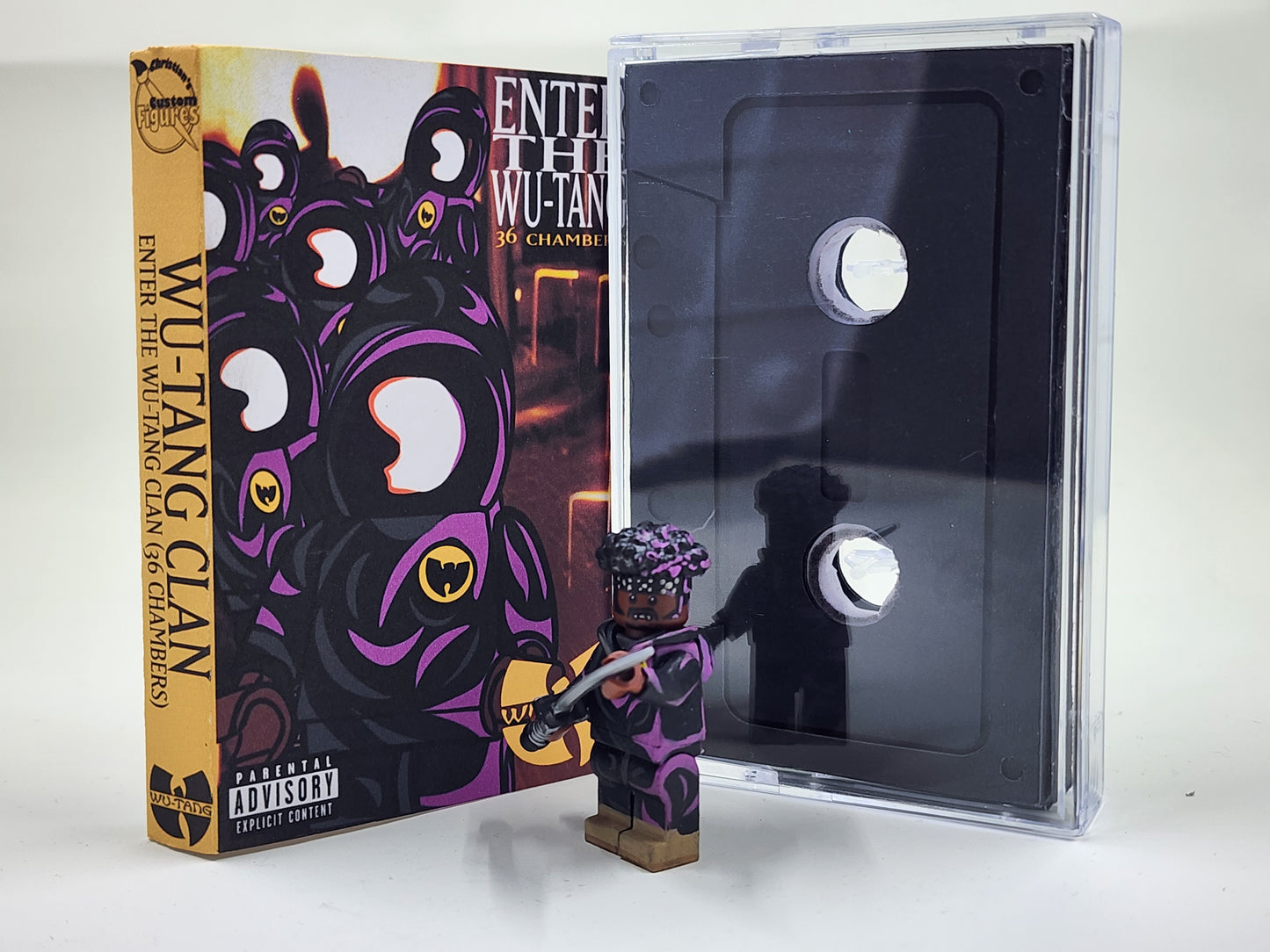 The RZA from Wu-Tang Clan Minifigure With Cassette Display Case