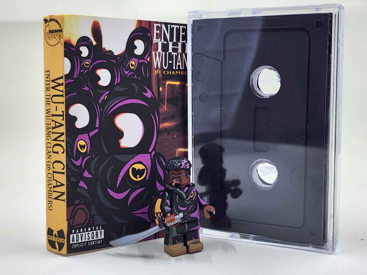 The GZA from Wu-Tang Clan Minifigure With Cassette Display Case