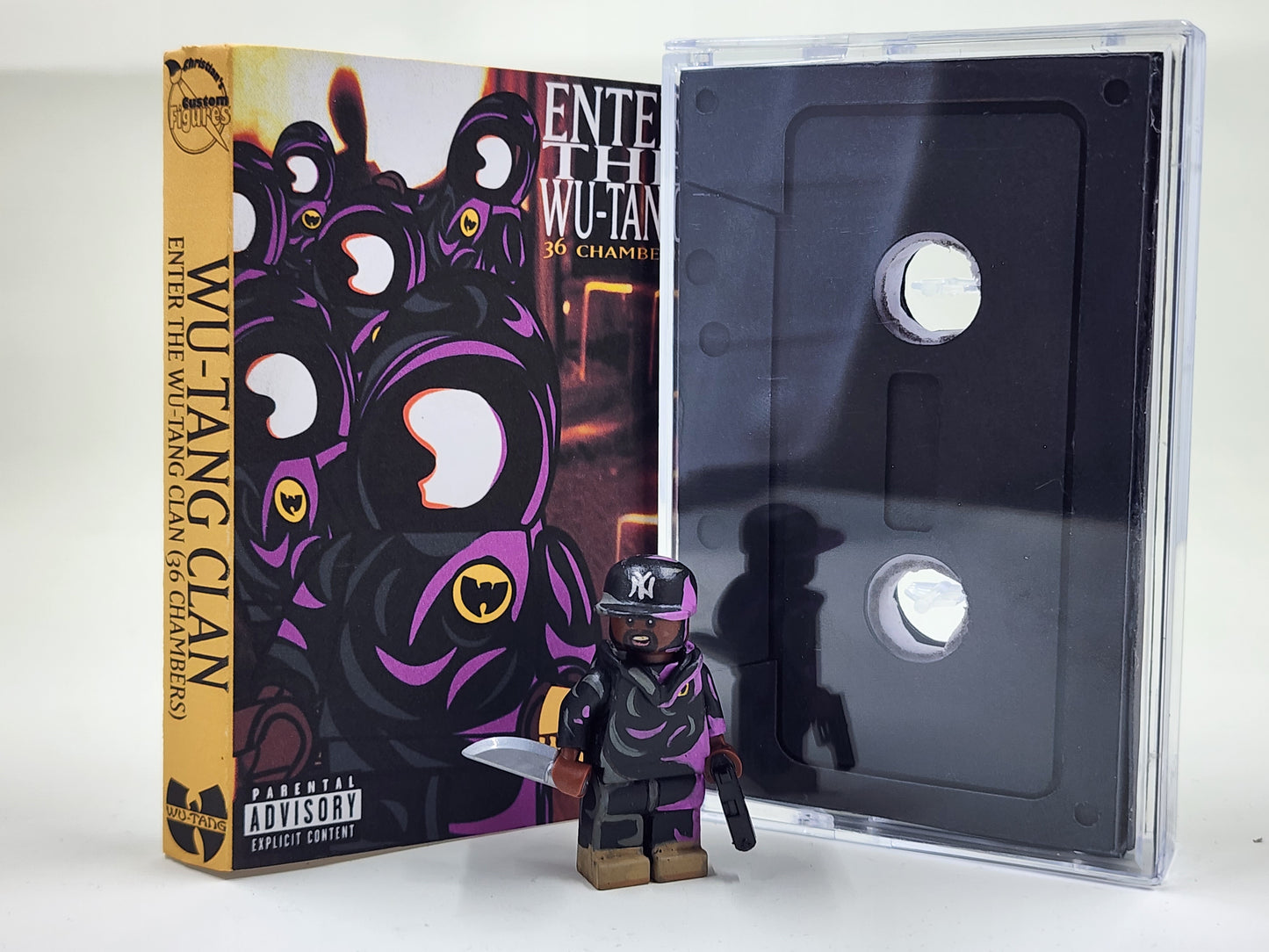 Raekwon from Wu-Tang Clan Minifigure With Cassette Display Case