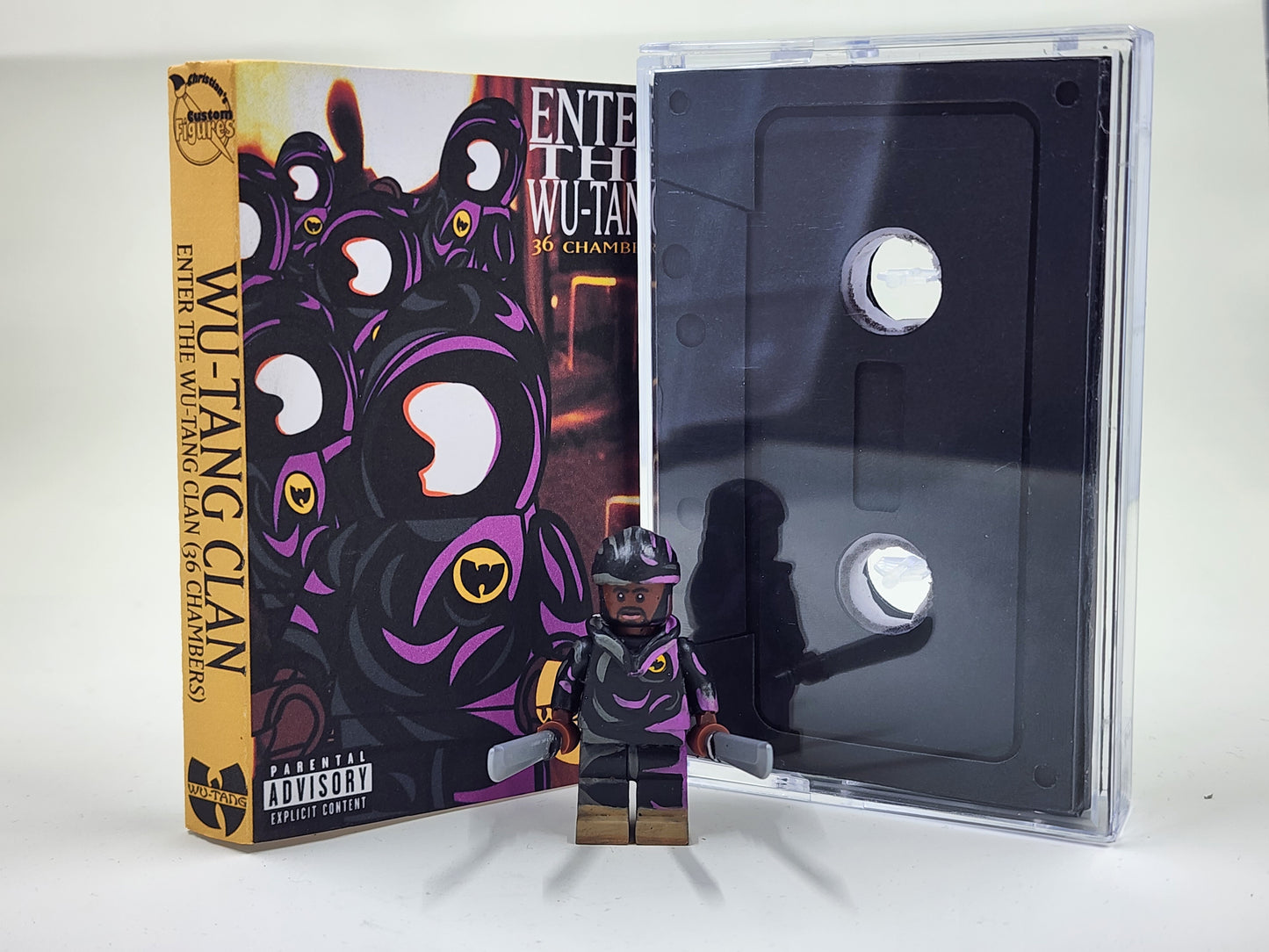 Masta Killa from Wu-Tang Clan Minifigure With Cassette Display Case