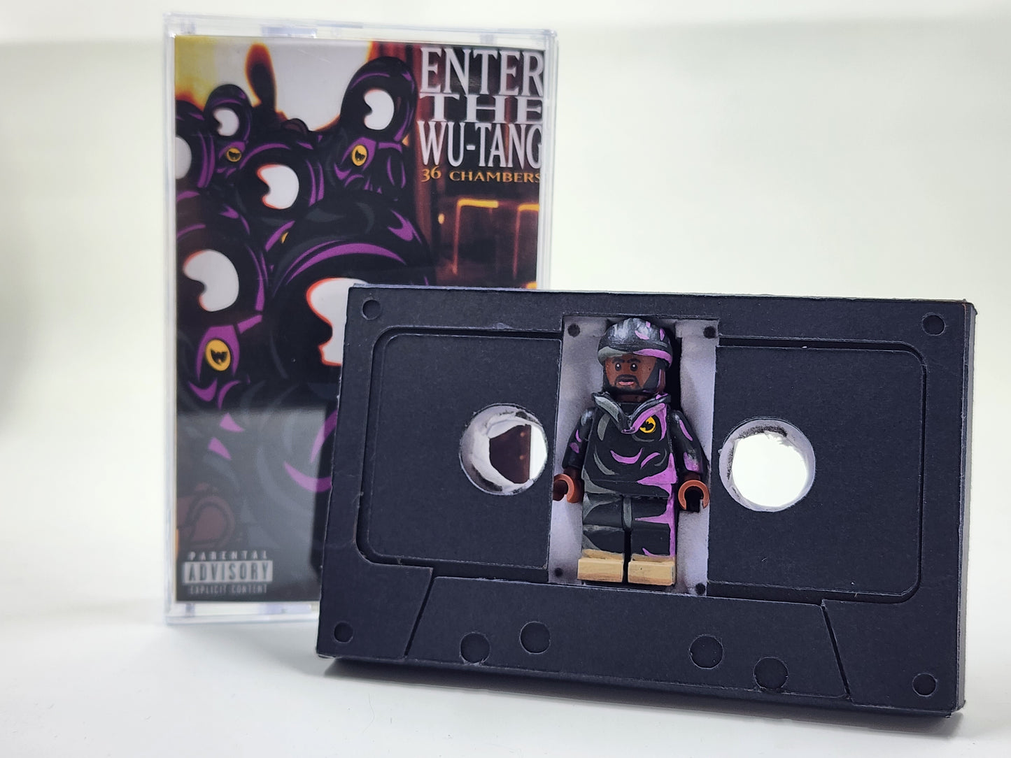 Masta Killa from Wu-Tang Clan Minifigure With Cassette Display Case