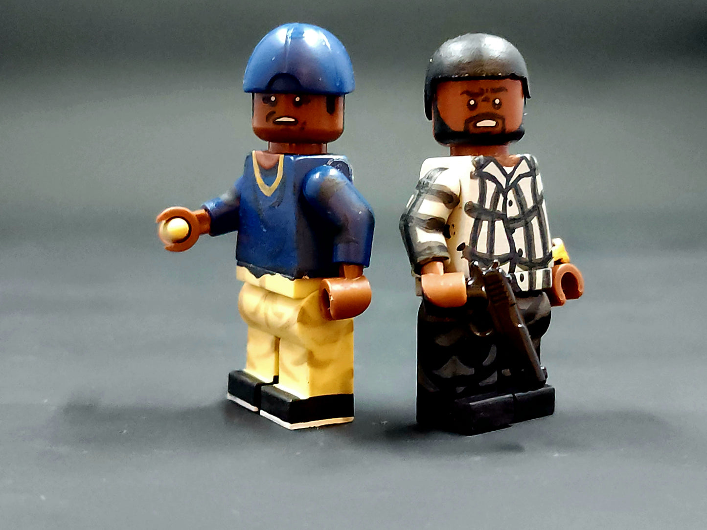 Craig and Smokey from Friday Minifigures (Ice Cube and Chris Tucker)