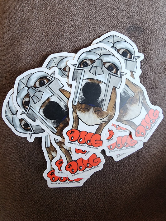 MF DOOG Sticker (3 Inch)