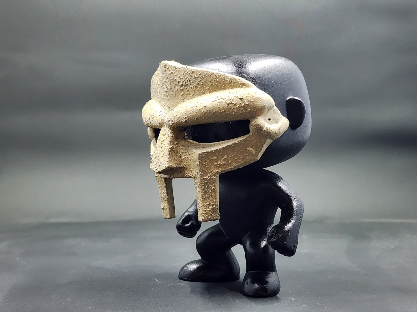 Metal Face Villain Born Like This Hand-made 1 of 1 Pop Figure