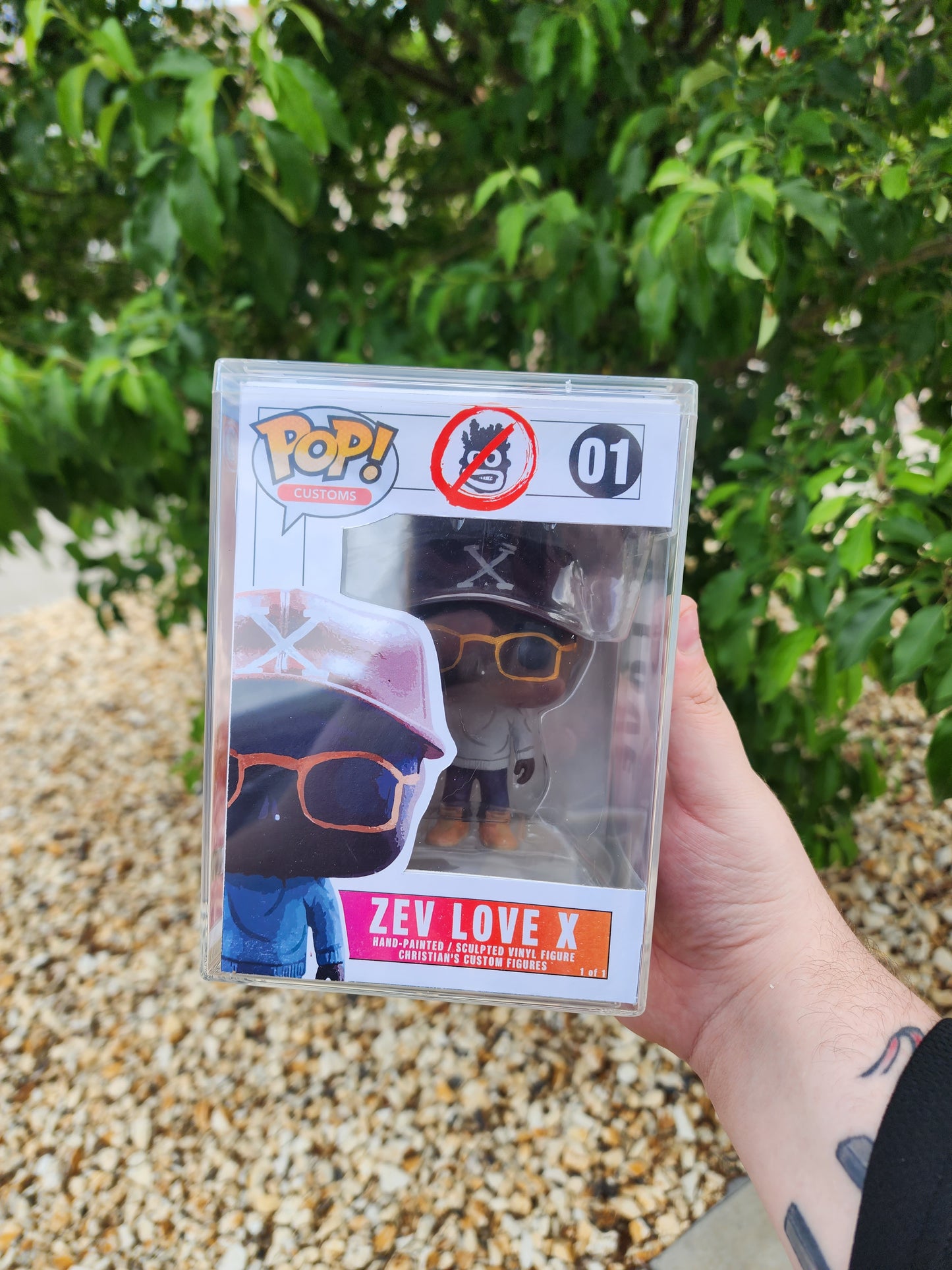 Zev Love X Hand-made 1 of 1 Pop Figure