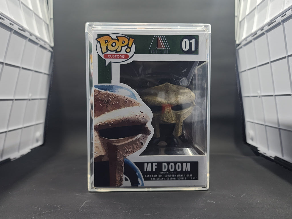 Metal Face Villain Born Like This Hand-made 1 of 1 Pop Figure