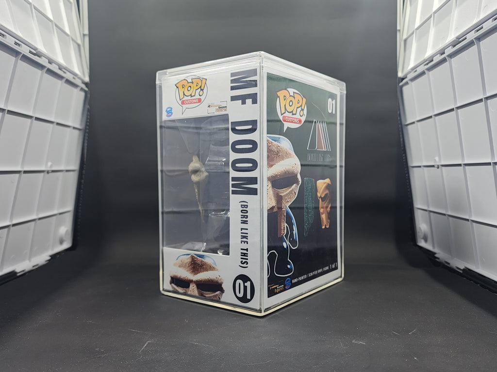 Metal Face Villain Born Like This Hand-made 1 of 1 Pop Figure