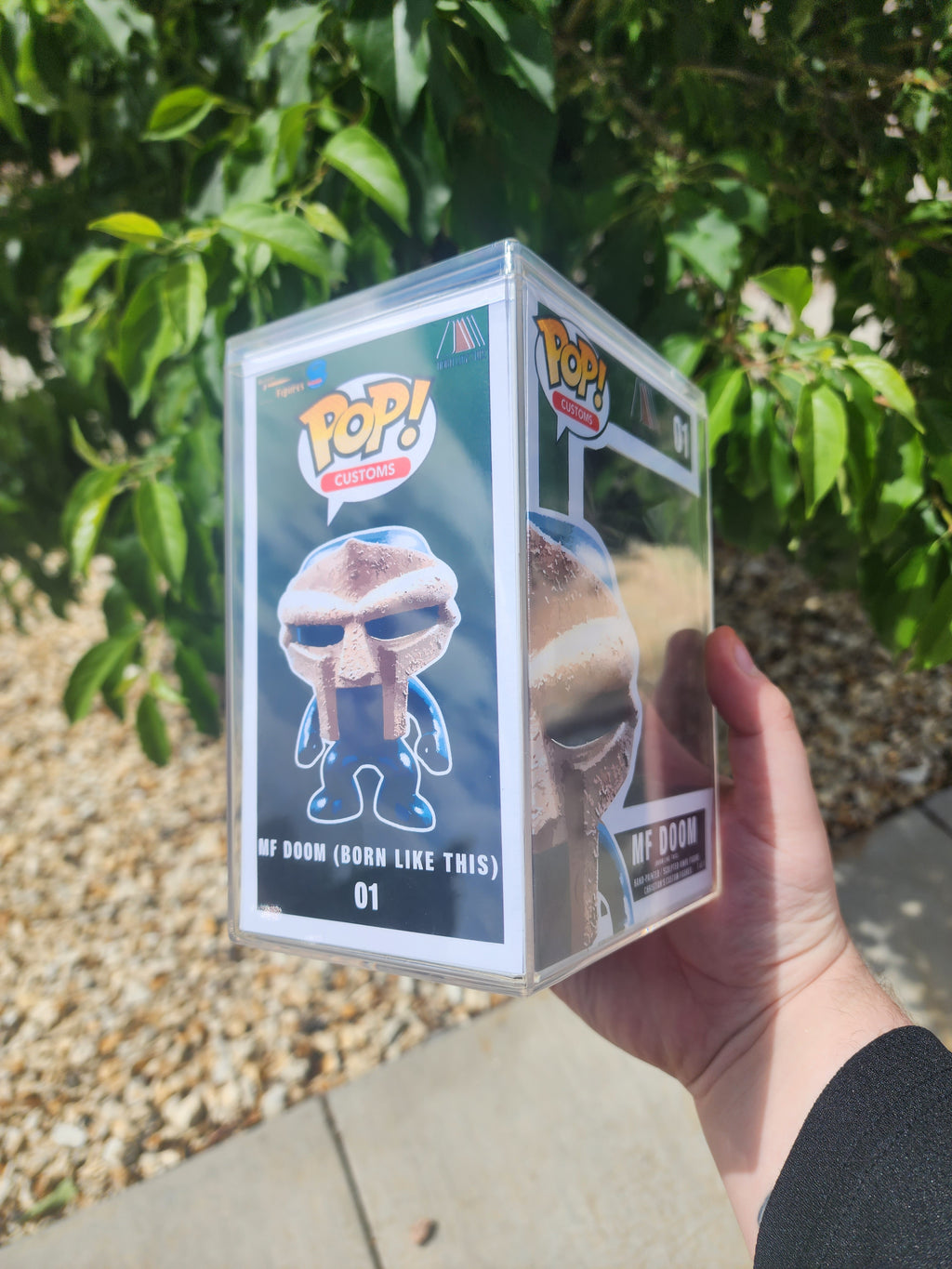 Metal Face Villain Born Like This Hand-made 1 of 1 Pop Figure