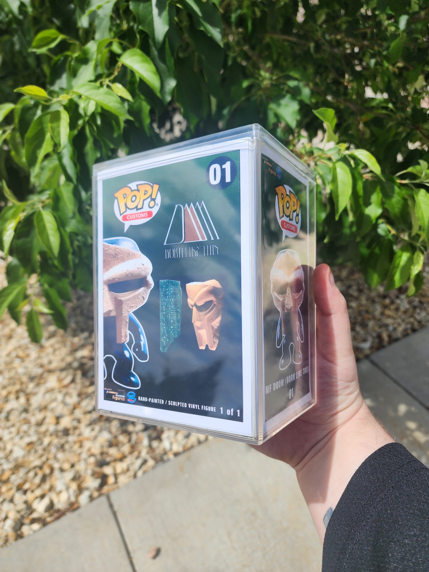 Metal Face Villain Born Like This Hand-made 1 of 1 Pop Figure