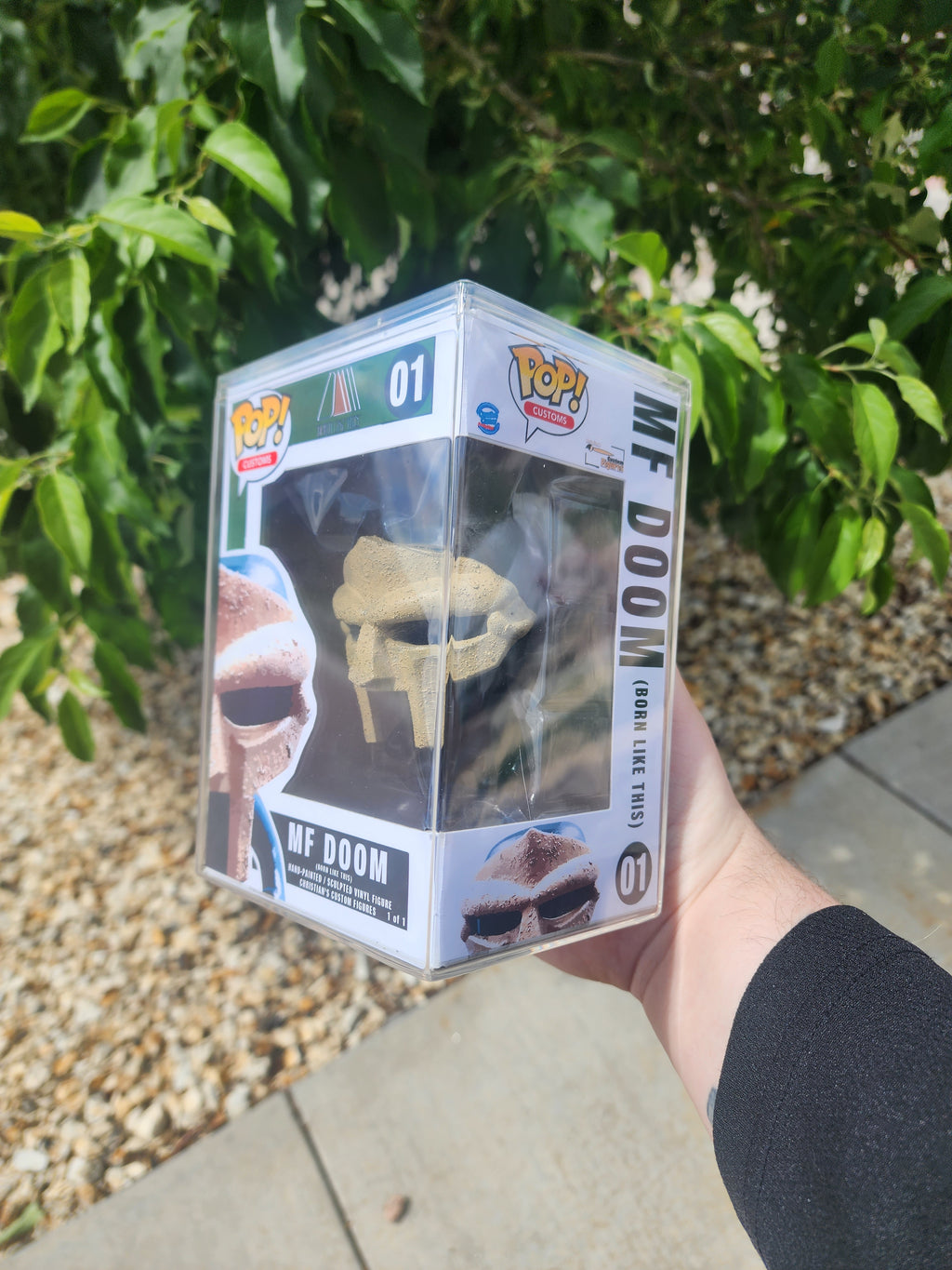 Metal Face Villain Born Like This Hand-made 1 of 1 Pop Figure