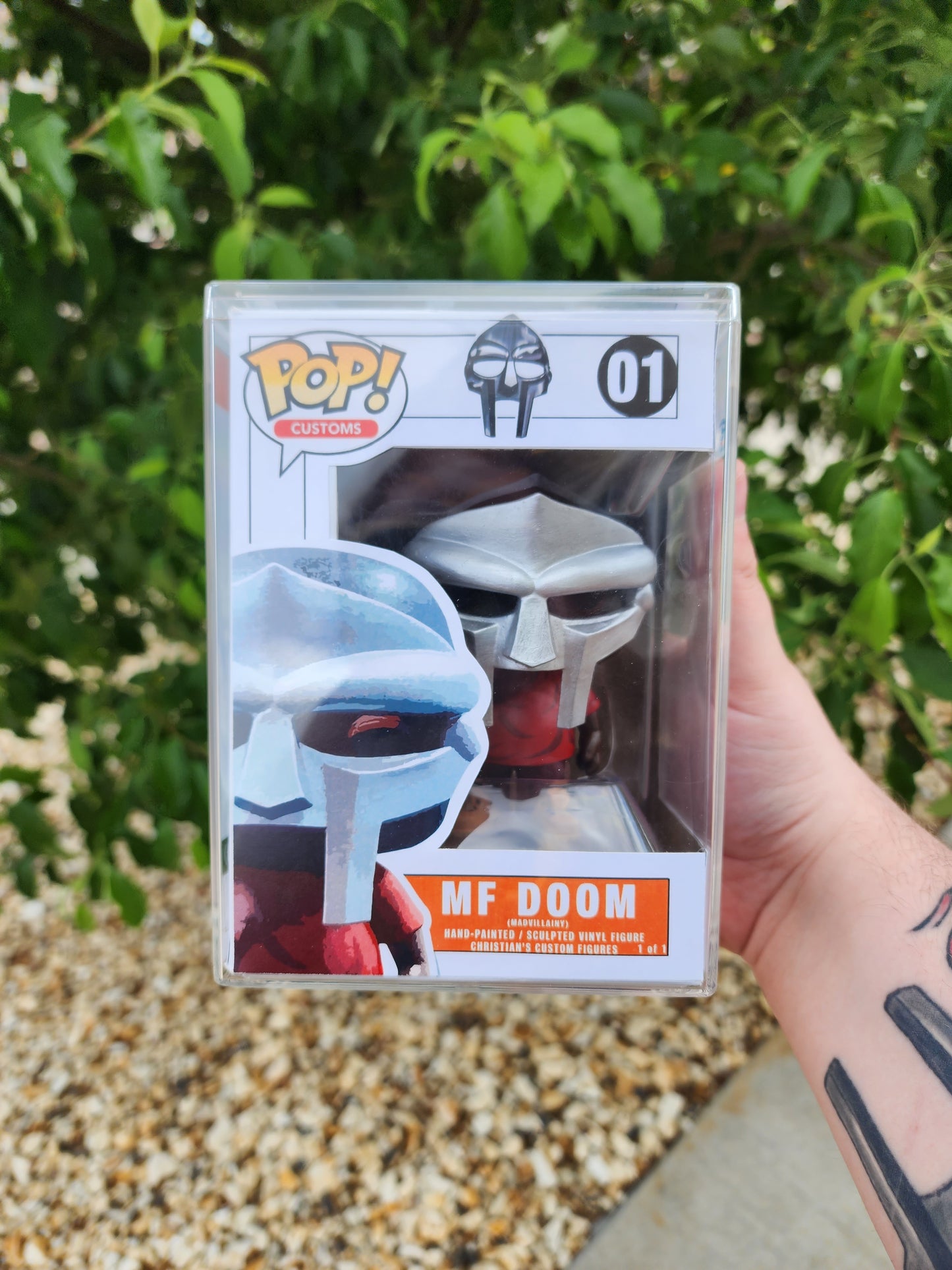 Metal Face Villain Madvillainy Hand-made 1 of 1 Pop Figure