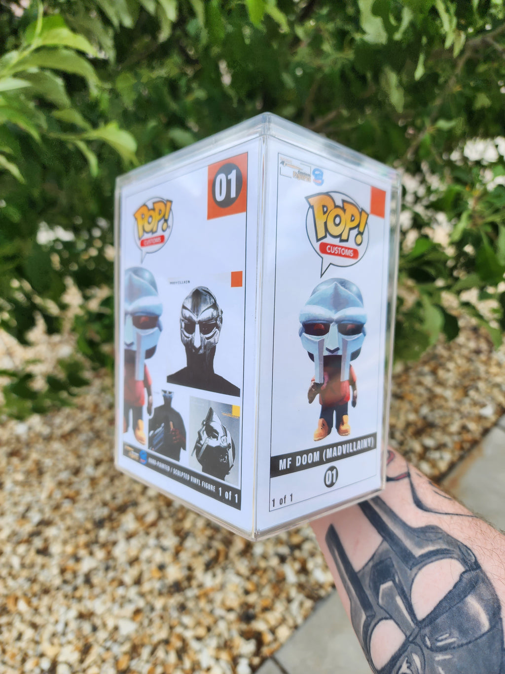 Metal Face Villain Madvillainy Hand-made 1 of 1 Pop Figure