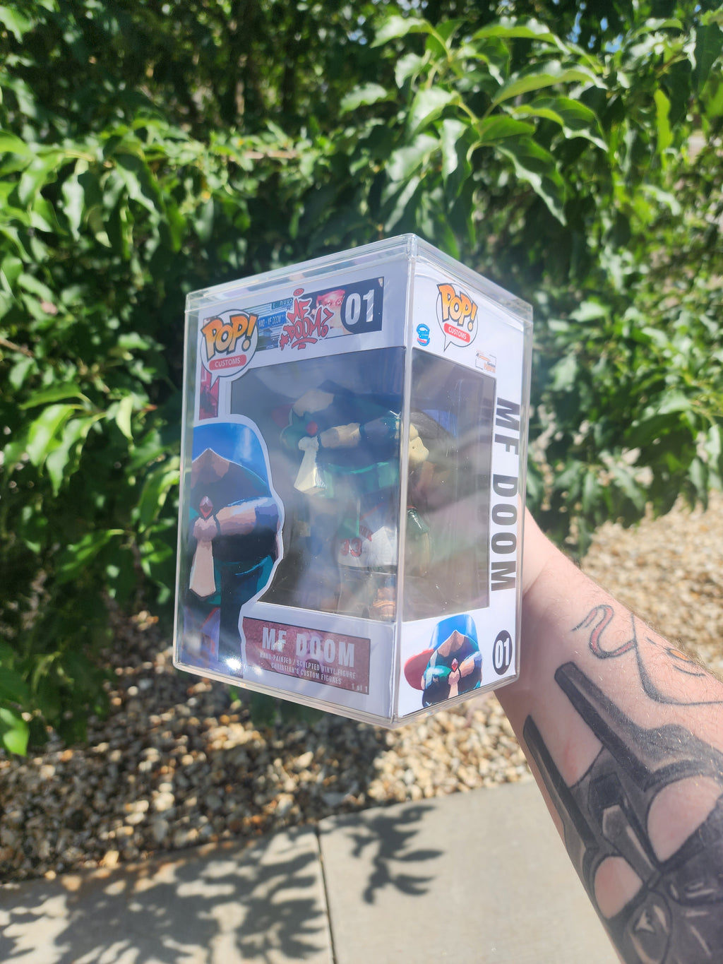 Metal Face Villain Hand-made 1 of 1 Pop Figure