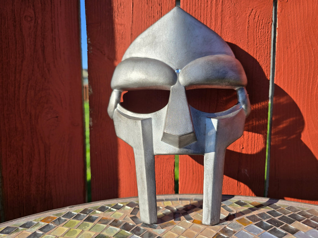 Metal Face Villain Mask with No Headgear