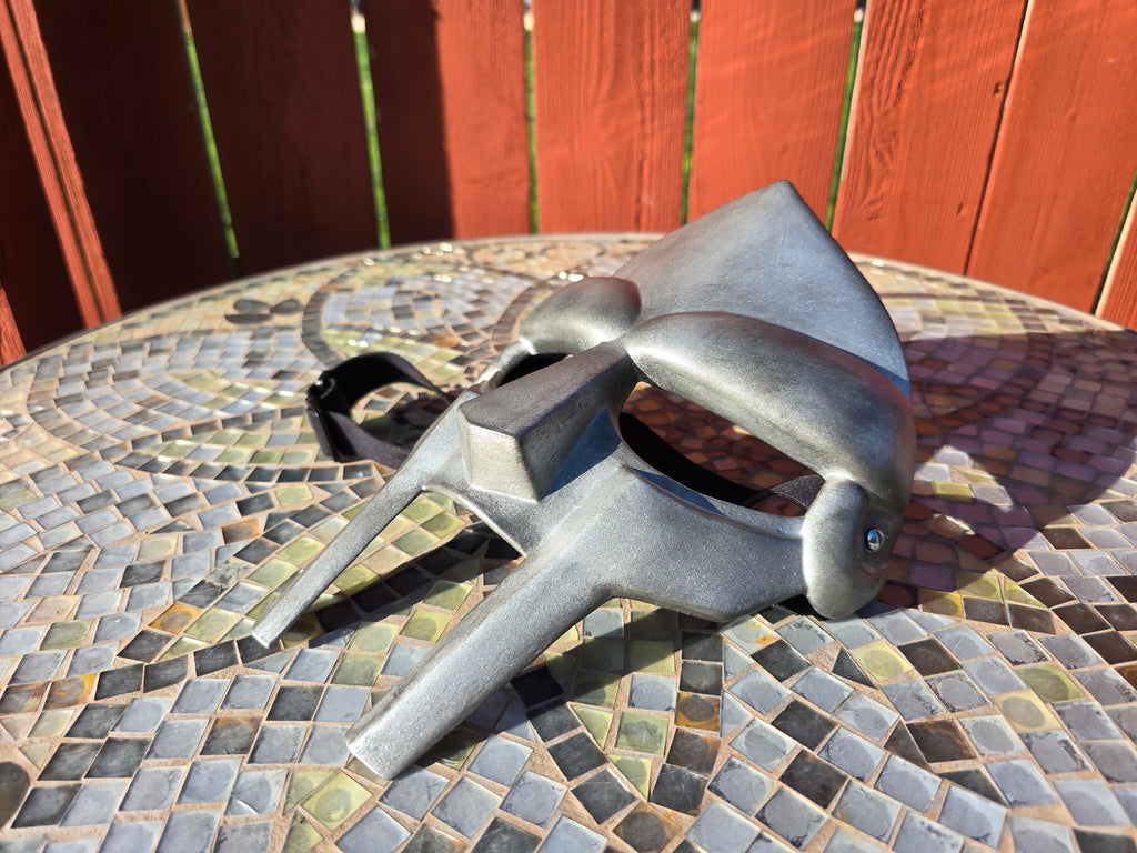 Metal Face Villain Mask w/ Elastic Headgear