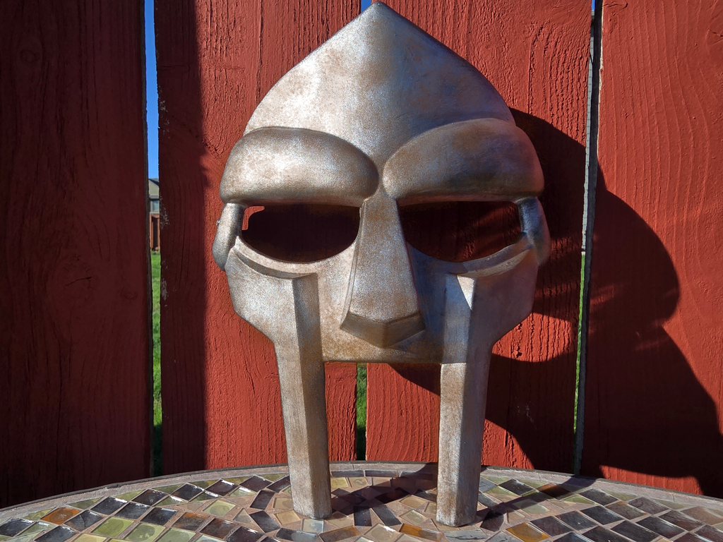 Metal Face Villain Mask with No Headgear