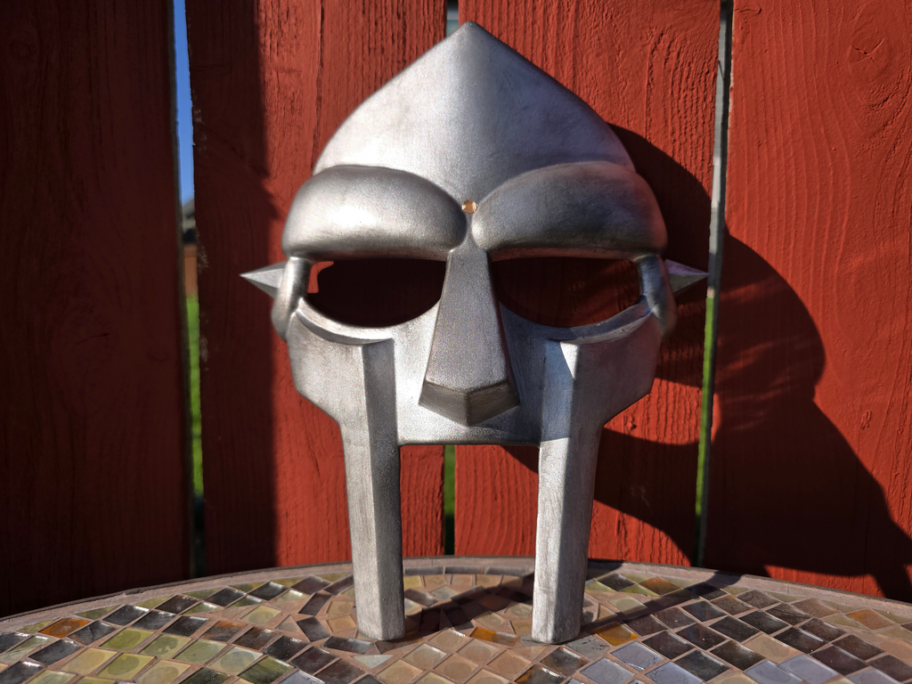 Metal Face Villain Mask with No Headgear
