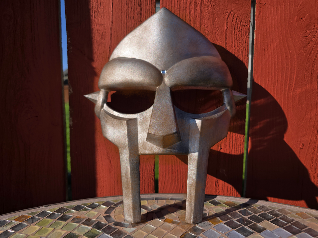 Metal Face Villain Mask with No Headgear