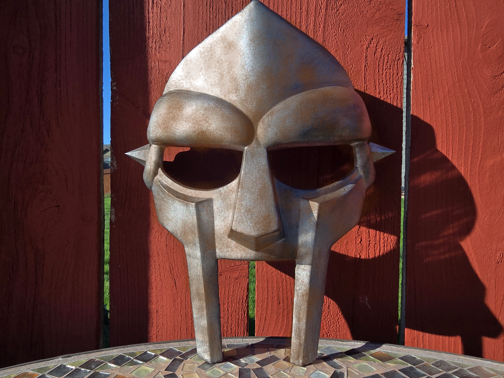 Metal Face Villain Mask with No Headgear