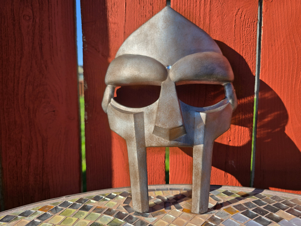 Metal Face Villain Mask with No Headgear
