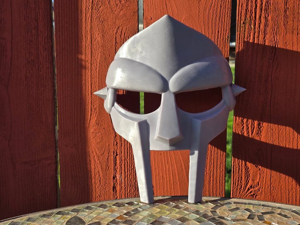 Metal Face Villain Mask with No Headgear *Unpainted*