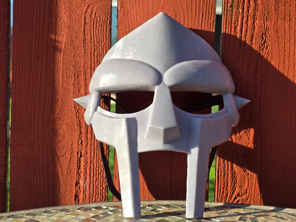 Metal Face Villain Mask with Elastic Headgear *Unpainted*