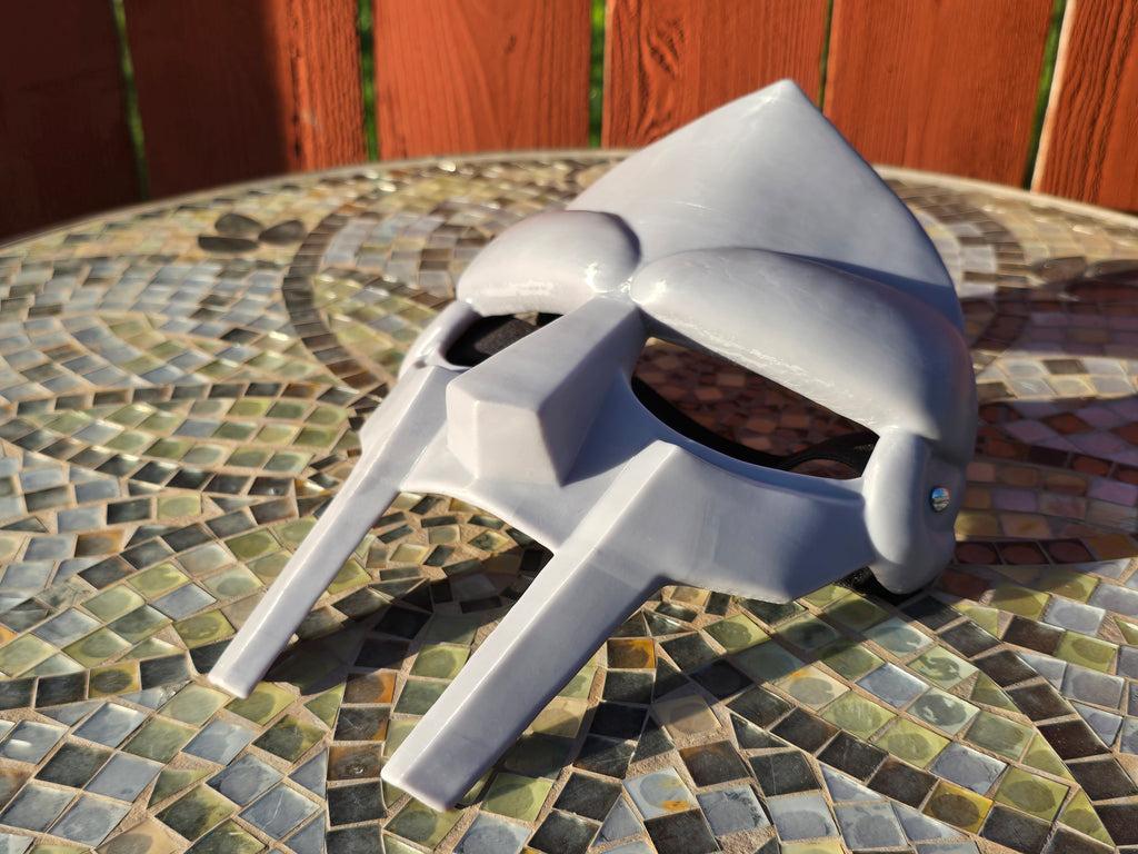 Metal Face Villain Mask with Elastic Headgear *Unpainted*