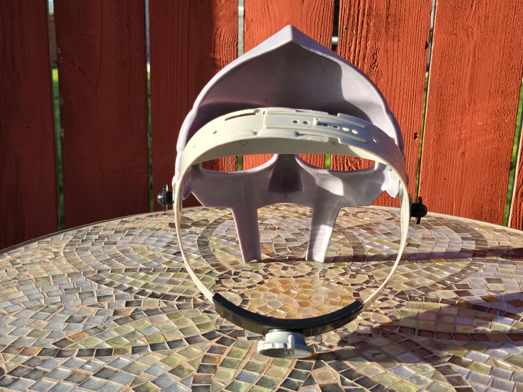 Metal Face Villain Mask with Rachet Headgear *Unpainted*