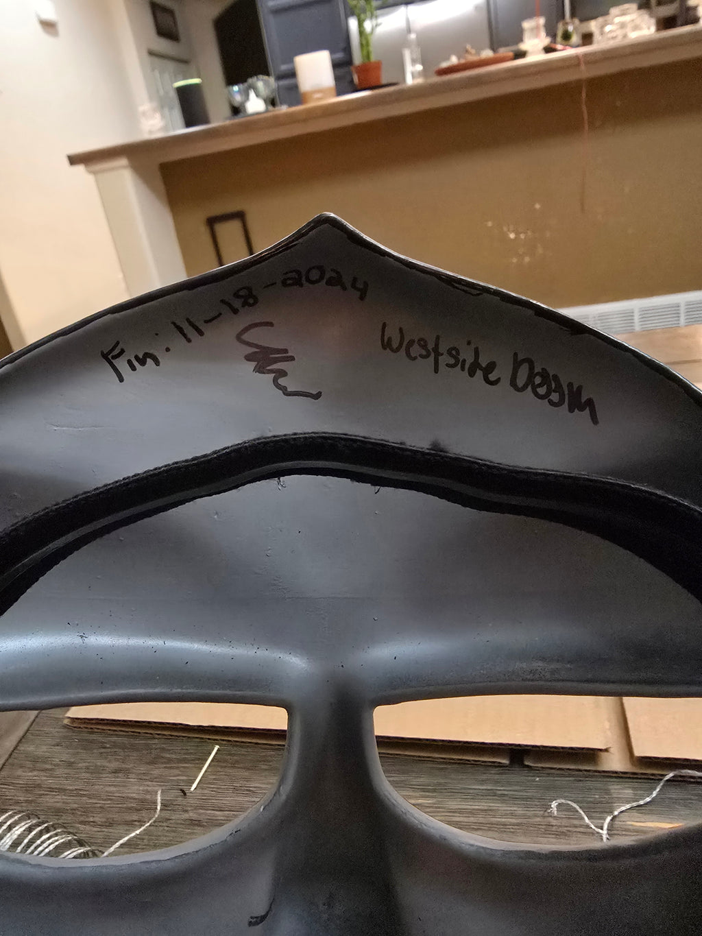 WestsideDOOM Metal Face Villain Mask 1 of 1 Display and Wearable Mask
