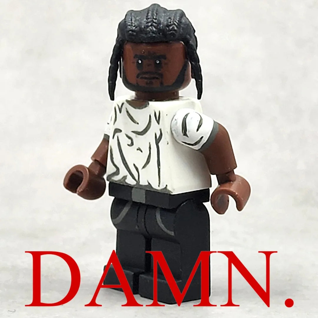 Kendrick Lamar Minifigure With Cassette Display Case (DAMN.)