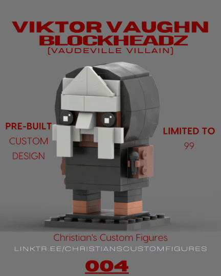 Viktor Vaughn Vaudeville Villain Blockheadz Limited to 99