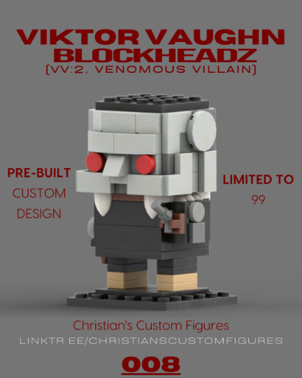 Viktor Vaughn VV:2 Venomous Villain Blockheadz Limited to 99