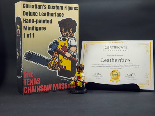 Leatherface Deluxe Custom Minifigure from The Texas Chainsaw Series 1 of 1 Exclusive