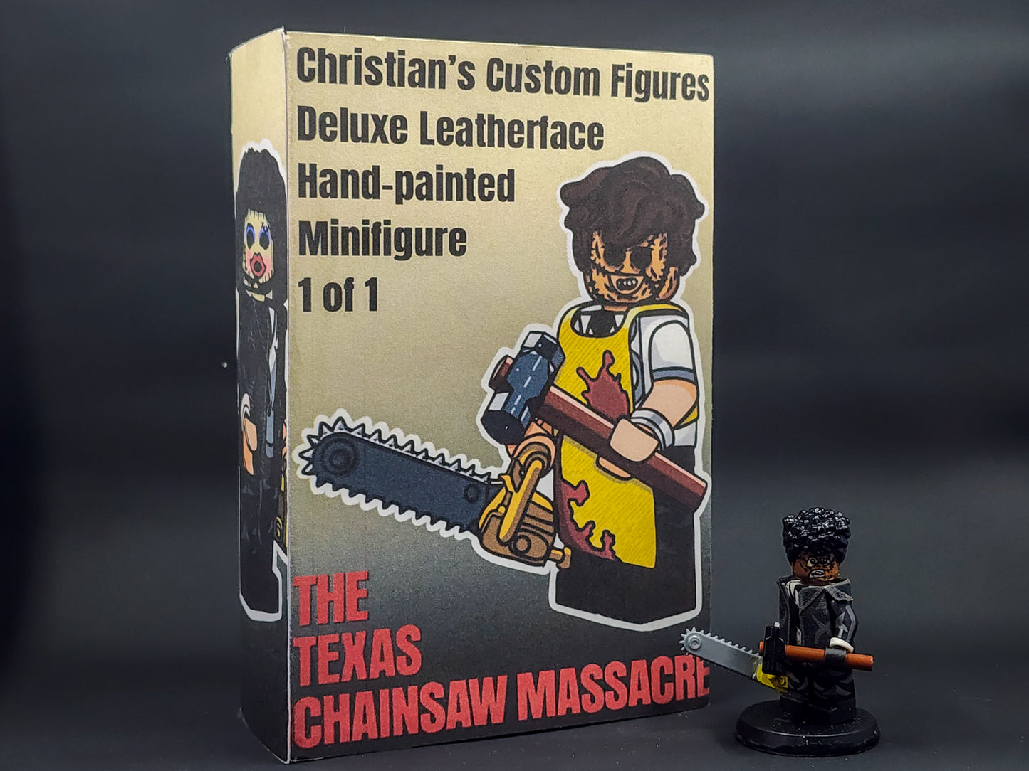 Leatherface Deluxe Custom Minifigure from The Texas Chainsaw Series 1 of 1 Exclusive