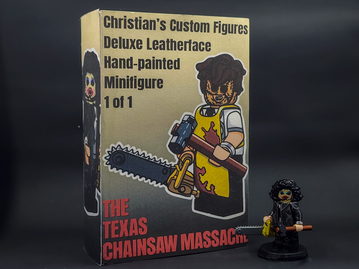 Leatherface Deluxe Custom Minifigure from The Texas Chainsaw Series 1 of 1 Exclusive