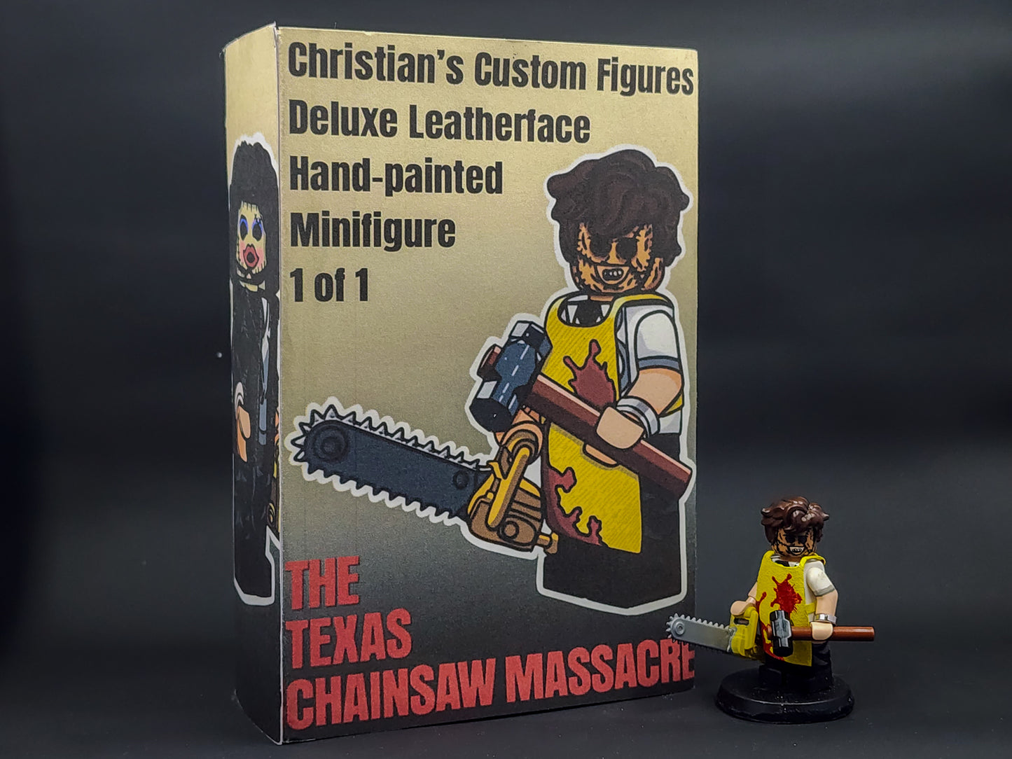 Leatherface Deluxe Custom Minifigure from The Texas Chainsaw Series 1 of 1 Exclusive