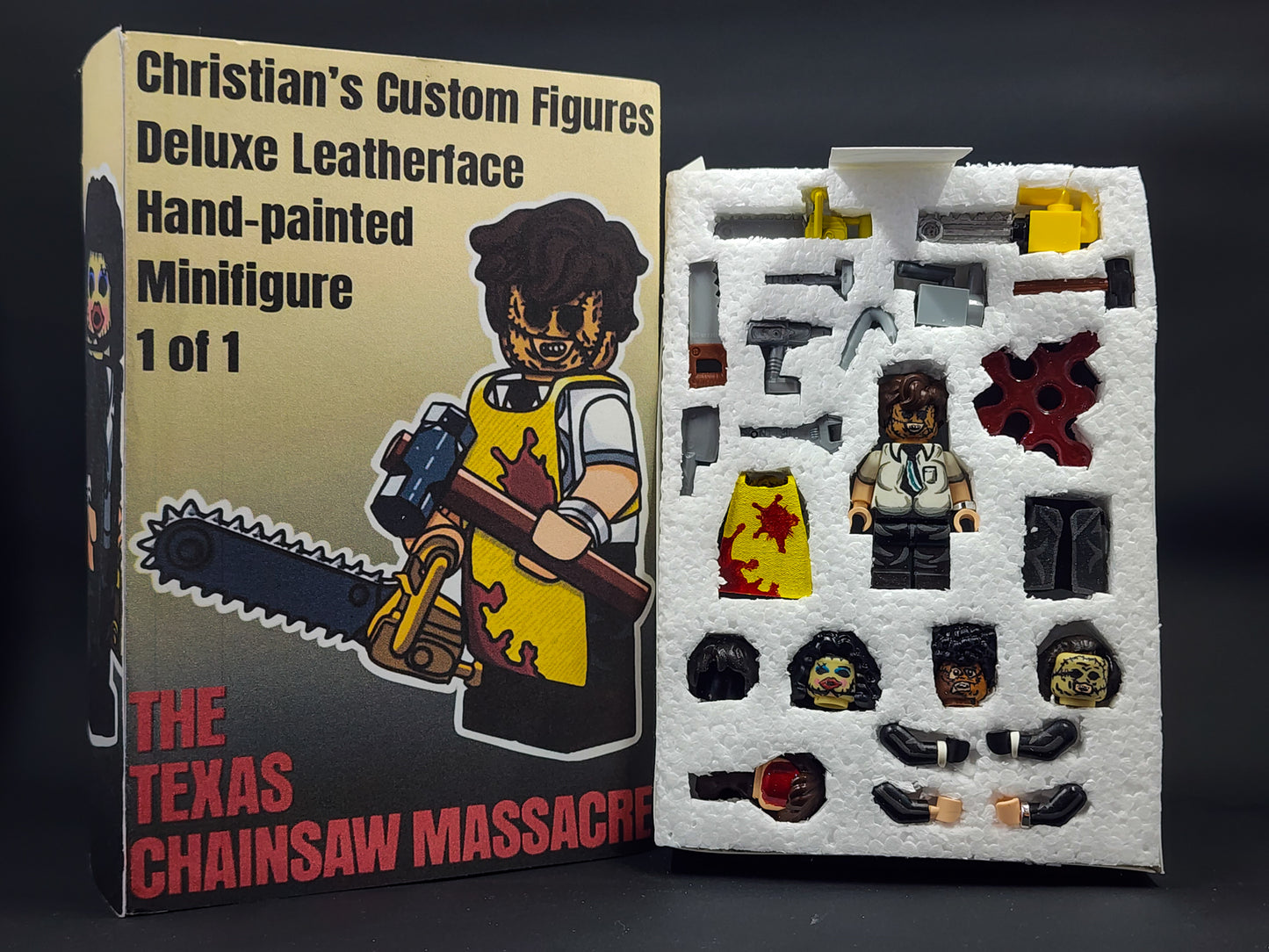 Leatherface Deluxe Custom Minifigure from The Texas Chainsaw Series 1 of 1 Exclusive