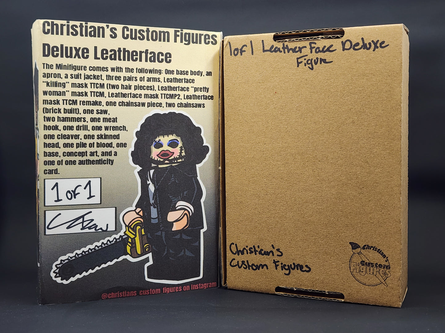 Leatherface Deluxe Custom Minifigure from The Texas Chainsaw Series 1 of 1 Exclusive