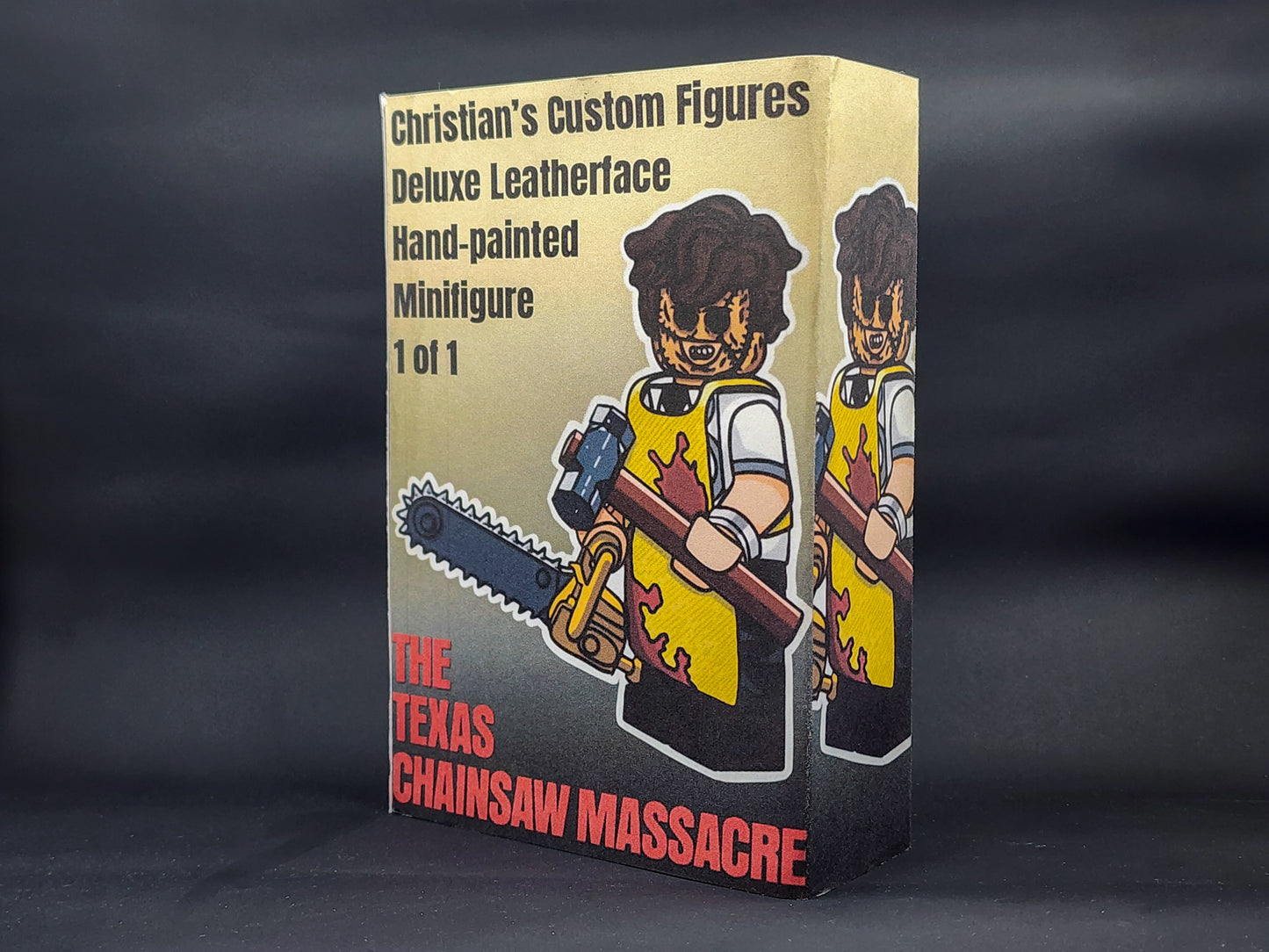 Leatherface Deluxe Custom Minifigure from The Texas Chainsaw Series 1 of 1 Exclusive